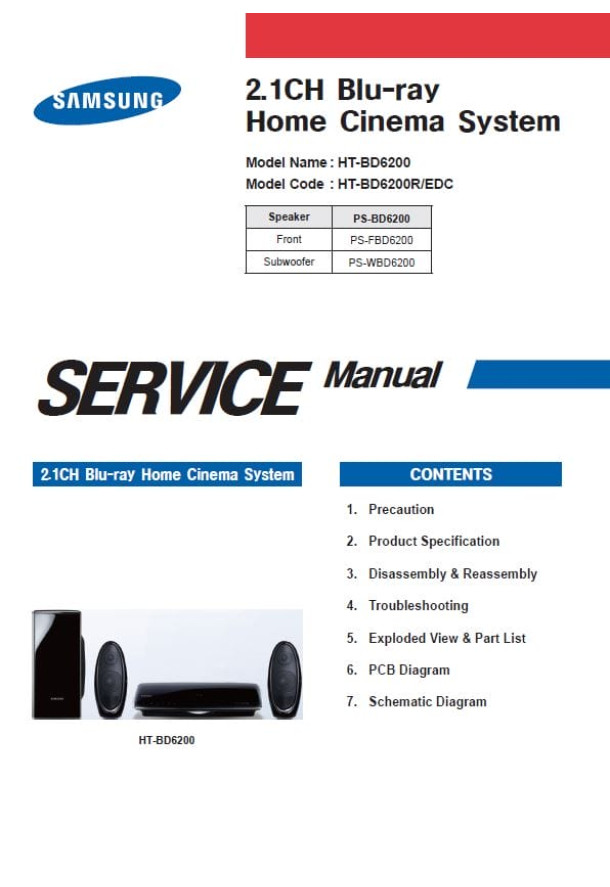 HT-BD6200, PS-WBD6200